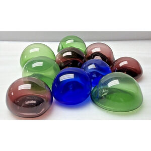 Vintage Lot of 10 Pier 1 Candlescaping Floating Bubbles Blown Glass Floats Orbs